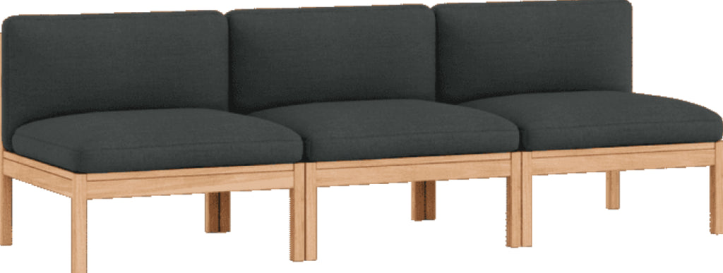 Moebe Modular Sofa Set, 3 Seater Sofa, Re-wool 987 (fsc Mix Credit)