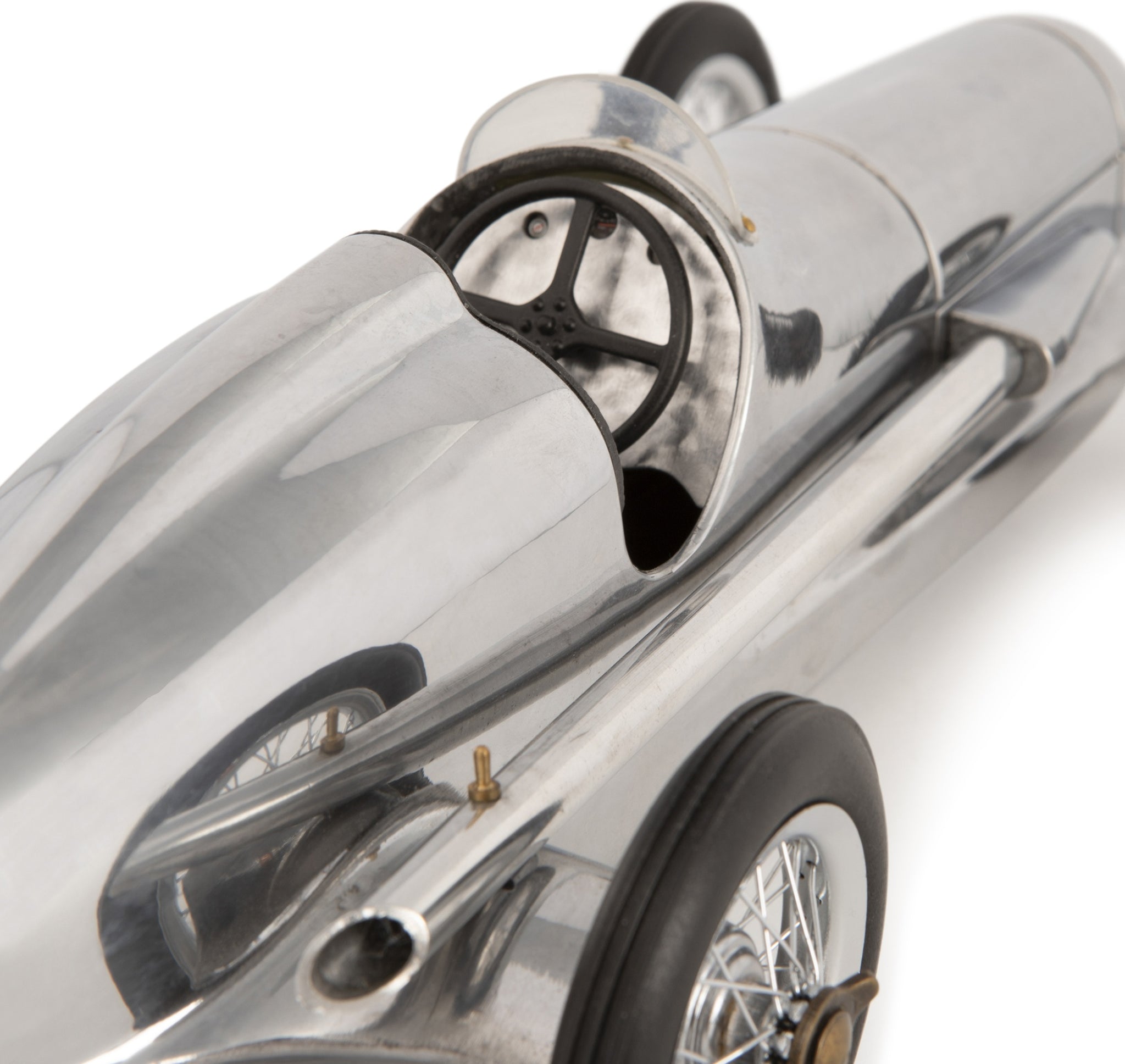 Authentic Models Silver Arrow Racing Car Model