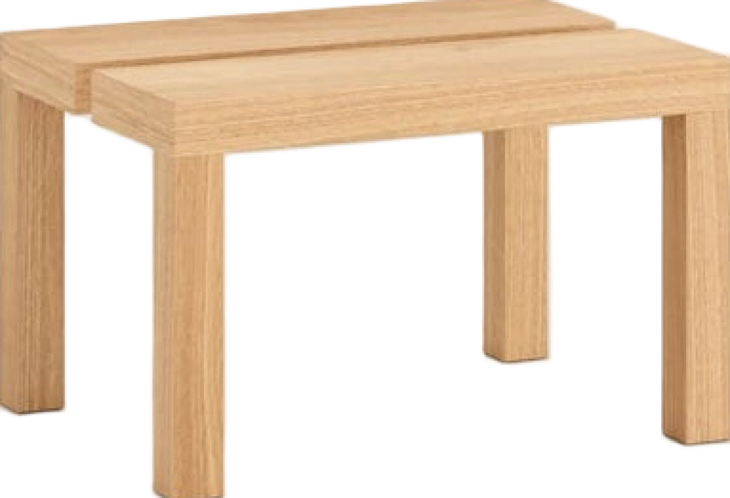 Moebe Peg Step Stool: Versatile, Stackable Oak Stool for Home Use
