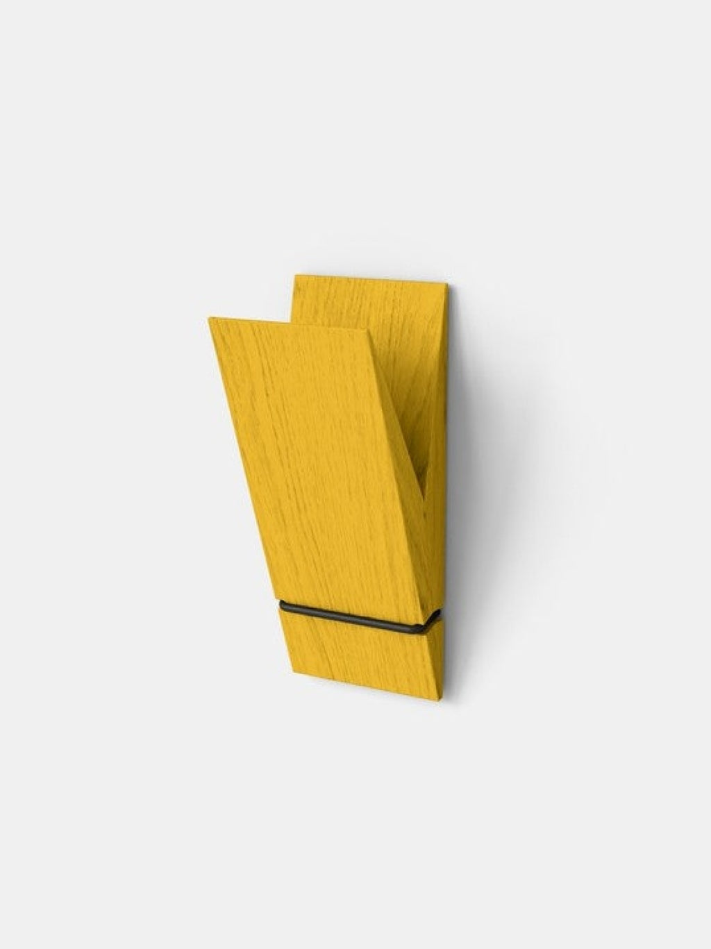 Moebe Pinch Yellow: Stylish Oak Keepsake Holder for Treasured Memories