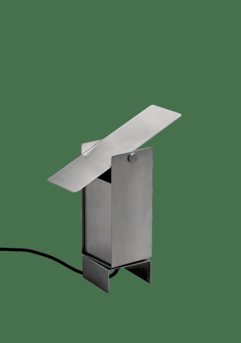 Illuminate Your Space with MOEBE's Stainless Steel Pivoting Table Lamp