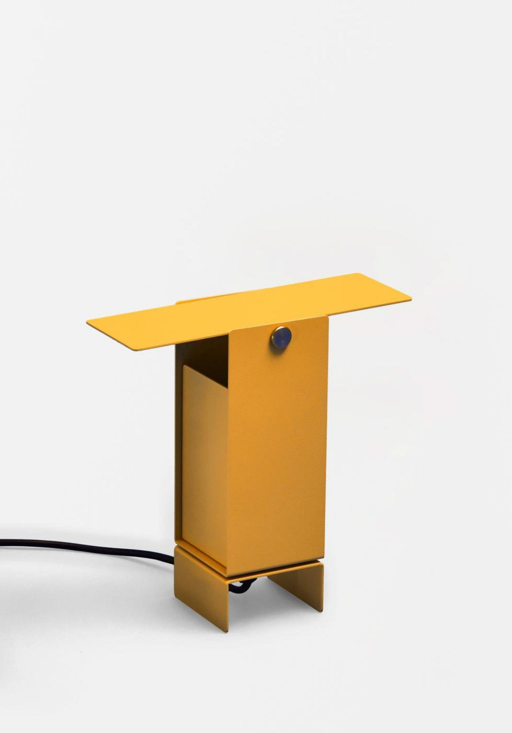 Illuminate Your Space: MOEBE Yellow Pivoting Table Lamp - Danish Design