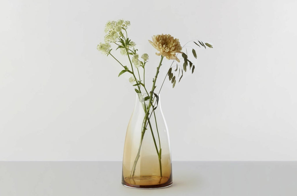 Ro Collection No. 3 Flower Vase øxh 19 X34, Burnt Sienna