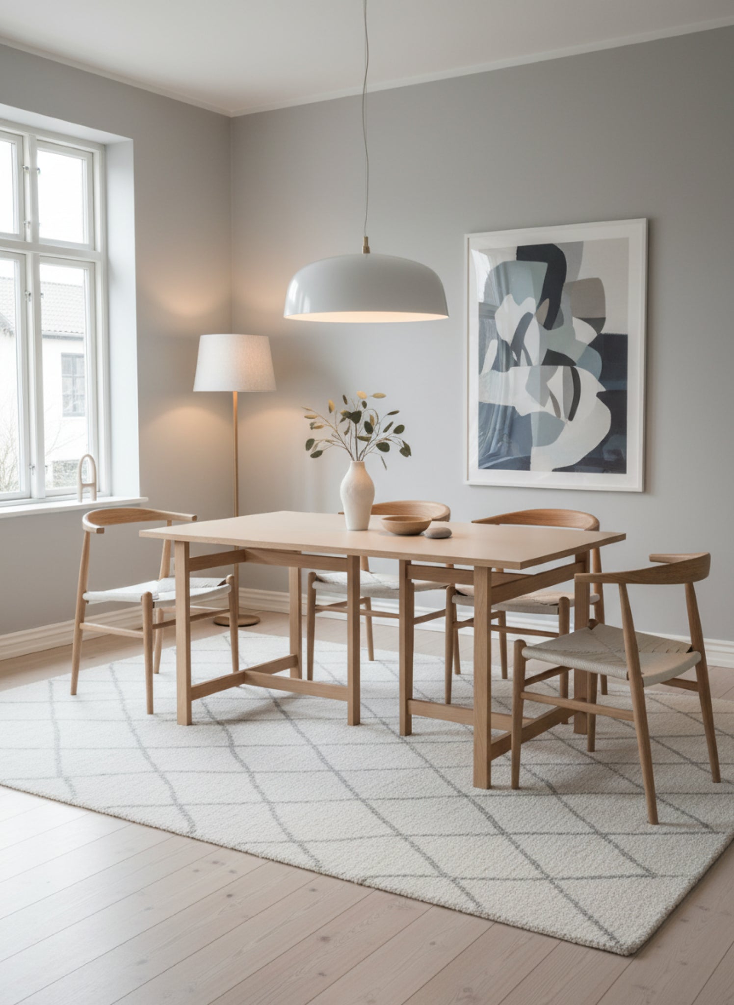 Moebe Rectangular Dining Table, 160x90, Warm Beige (fsc Mix Credit)