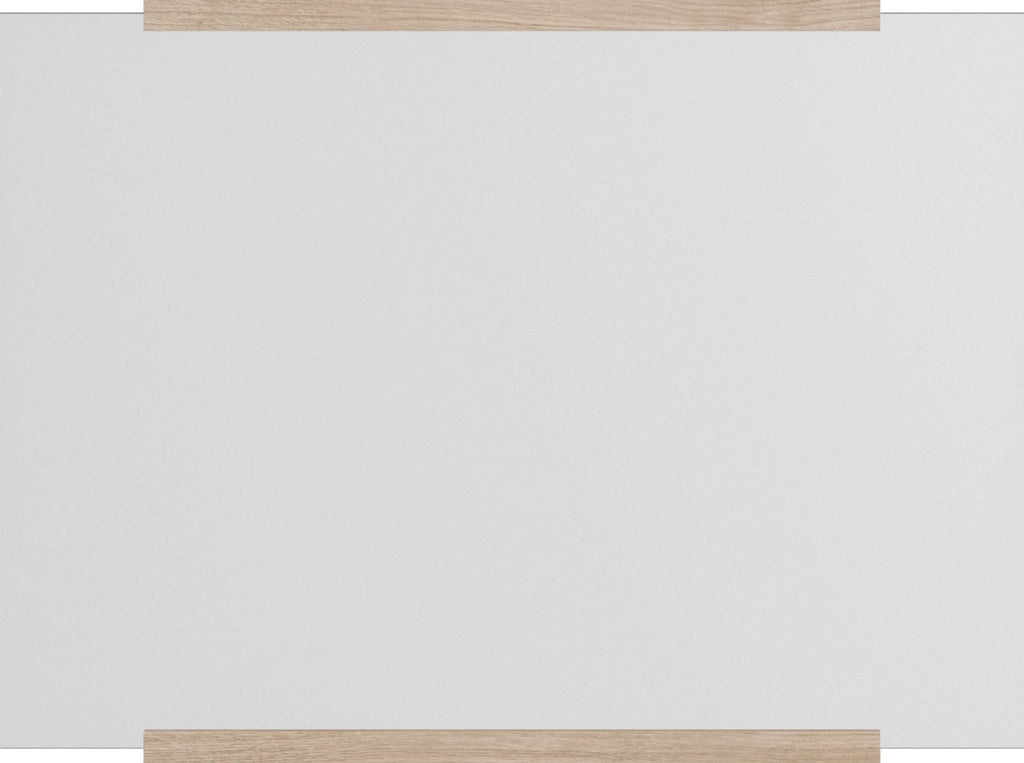 Moebe Rectangular Oak Wall Mirror 43.3x30 cm - Minimalist Nordic Design