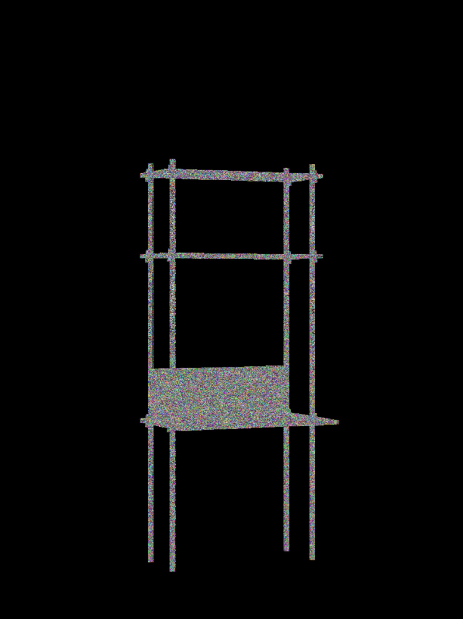 Moebe Shelving Set S.200.1.d, Oak Shelves, Black Legs (fsc Mix Credit)