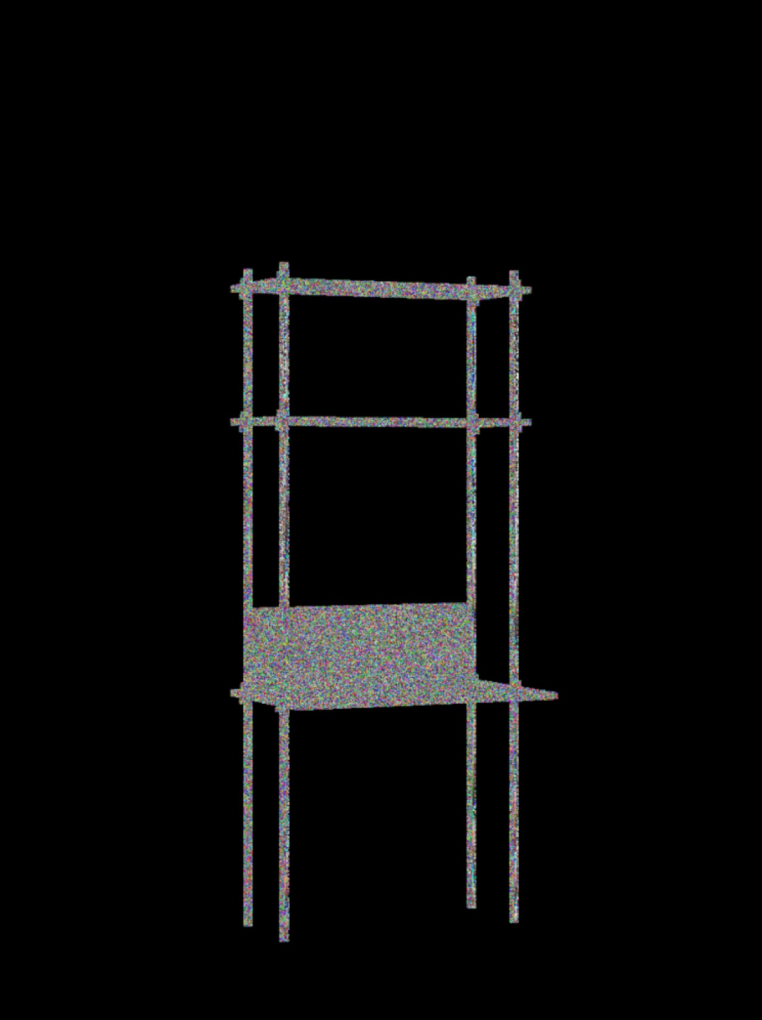 Moebe Shelving Set S.200.1.d, Oak Shelves, White Legs (fsc Mix Credit)