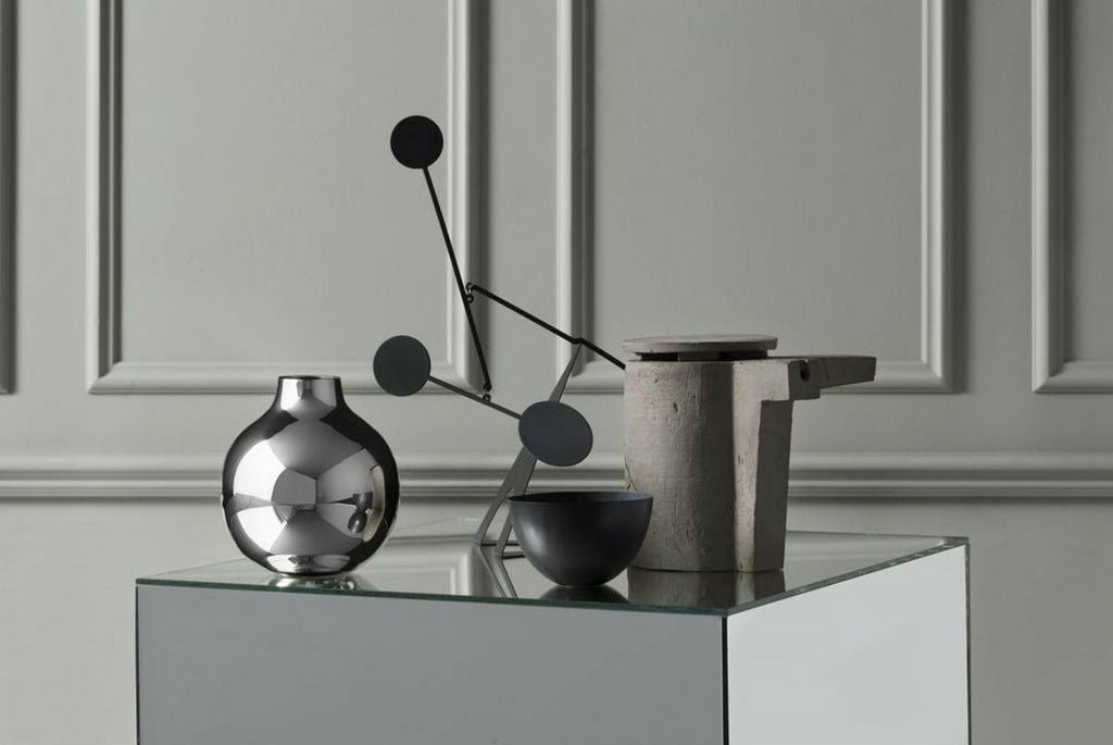 Skultuna Boule Vase Small, Silver