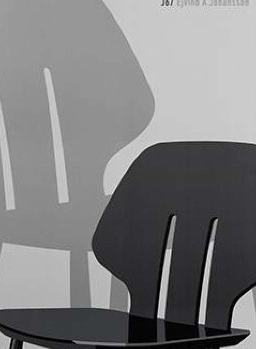 Fdb Møbler J67 Design Poster With History, 80x60cm