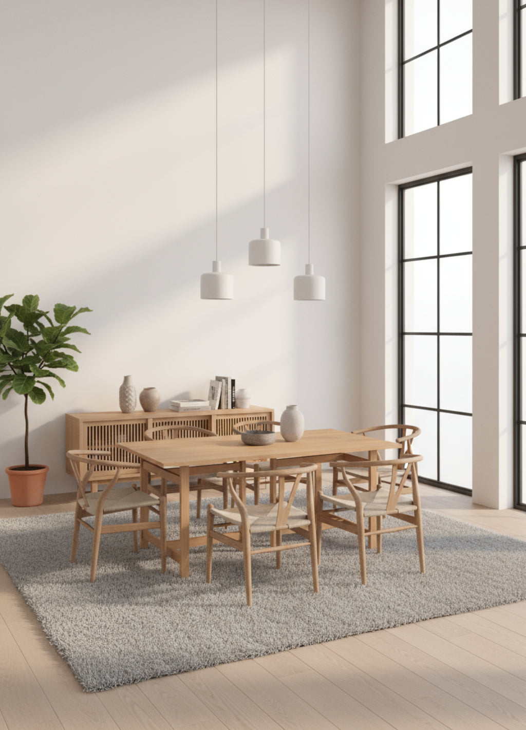 Shop Moebe T-Frame 160 cm Oak Dining Table - FSC Certified & Stylish