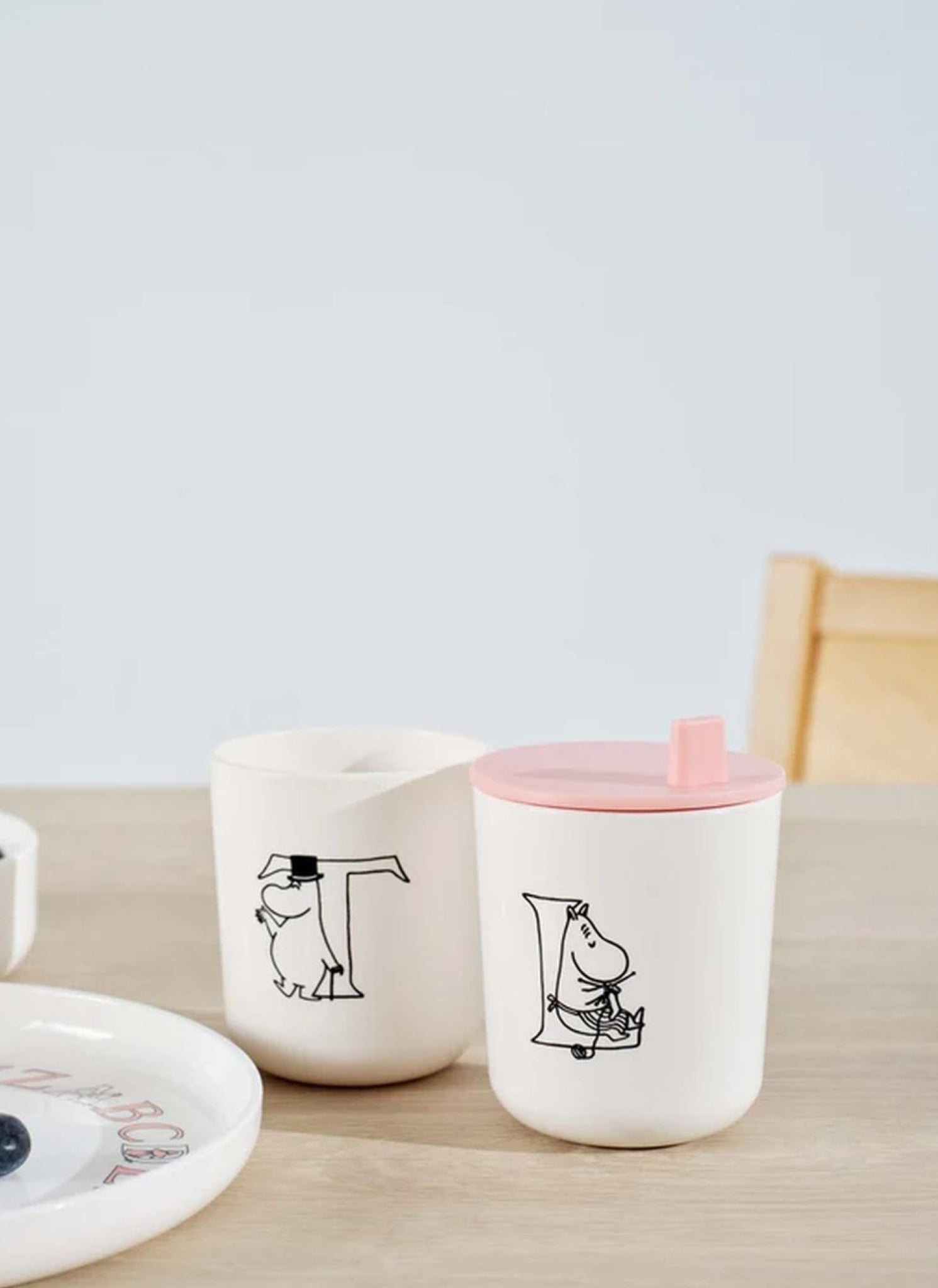 Rig Tig Moomin Abc Plate, Moomin Salmon