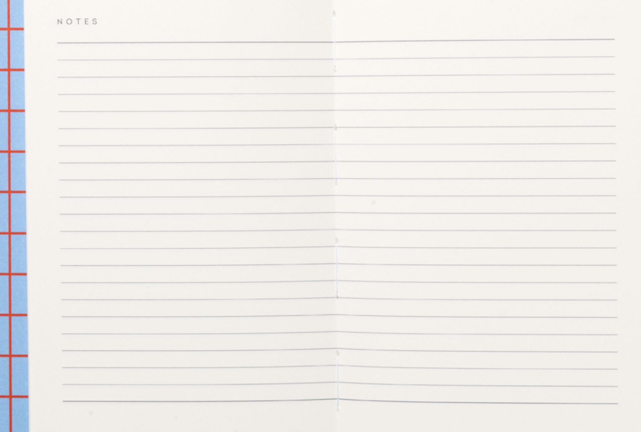 Notem Studio Uma Flat Lay Paper Notebook Small, Light Blue