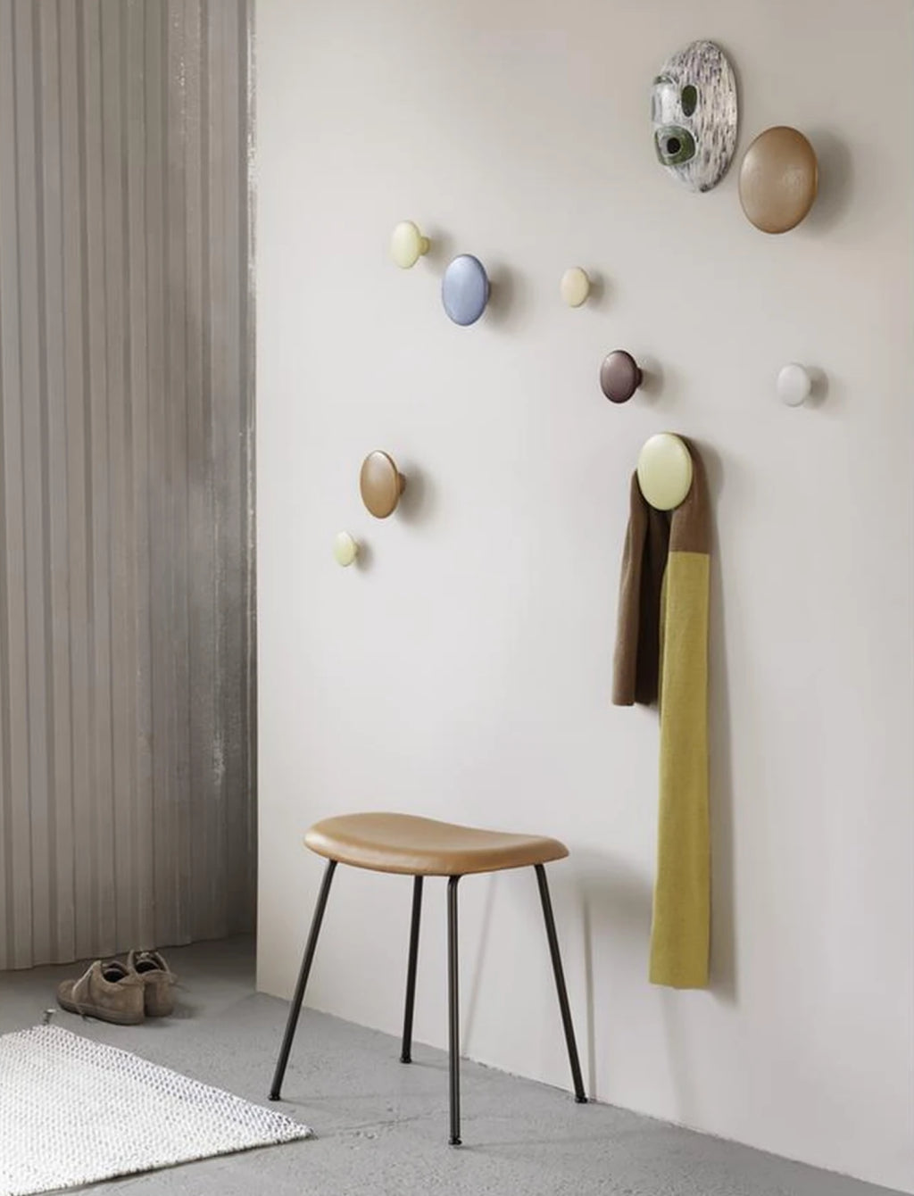 Muuto The Dots Hook Wood Greenwood ø 17 Cm, Gree