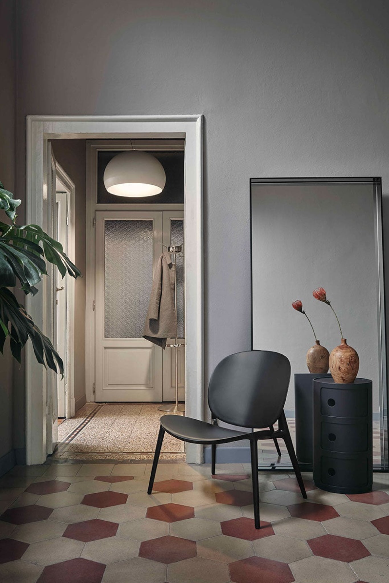 Kartell Componibili Recycled Container 2 Elements, White