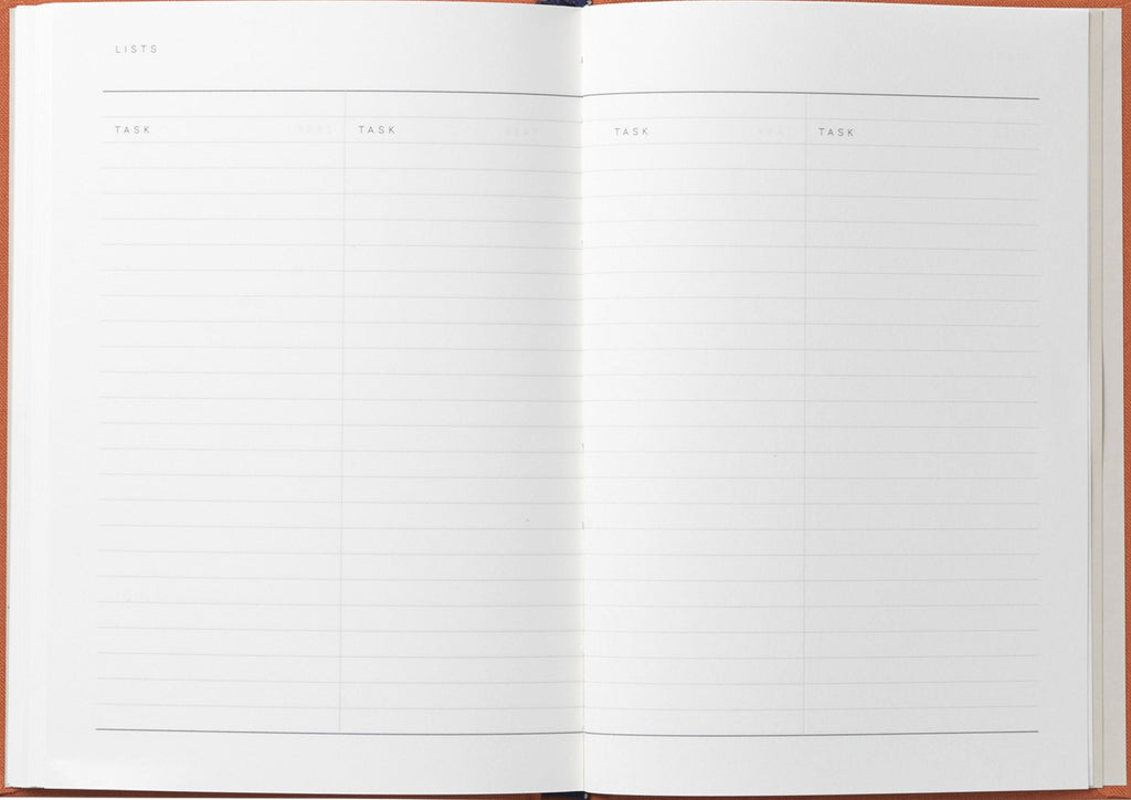 Notem Studio Even Weekly Journal Medium, Sienna Cloth