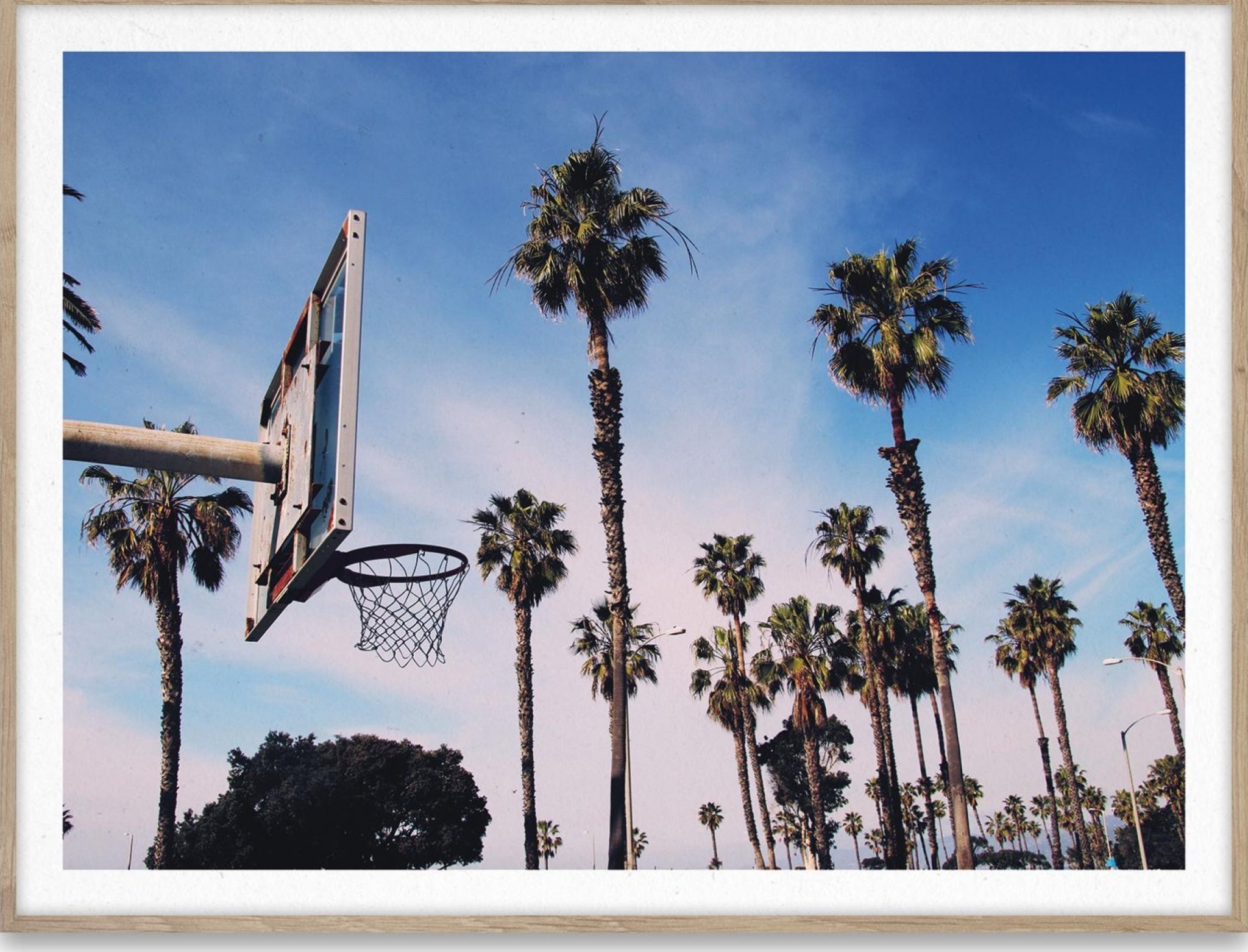 Paper Collective Cities Of Basketball 02, Los Angeles Poster, 30x40 Cm