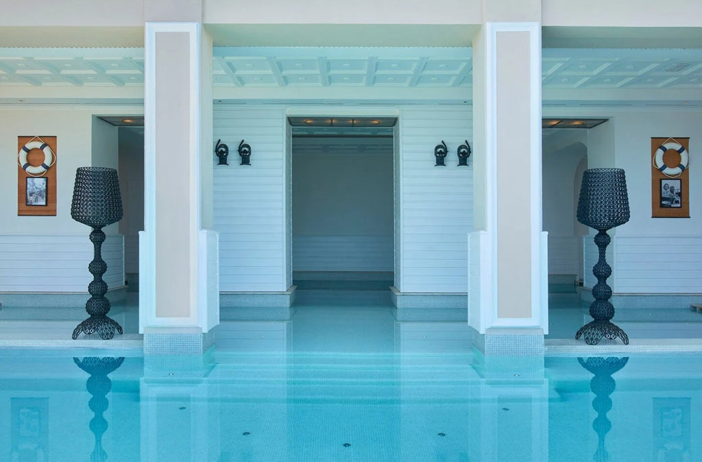 Kartell Kabuki Suspension Lamp, Light Blue