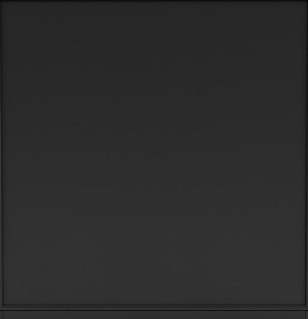 Montana Compile Decorative Shelf With 3 Cm Plinth, Black