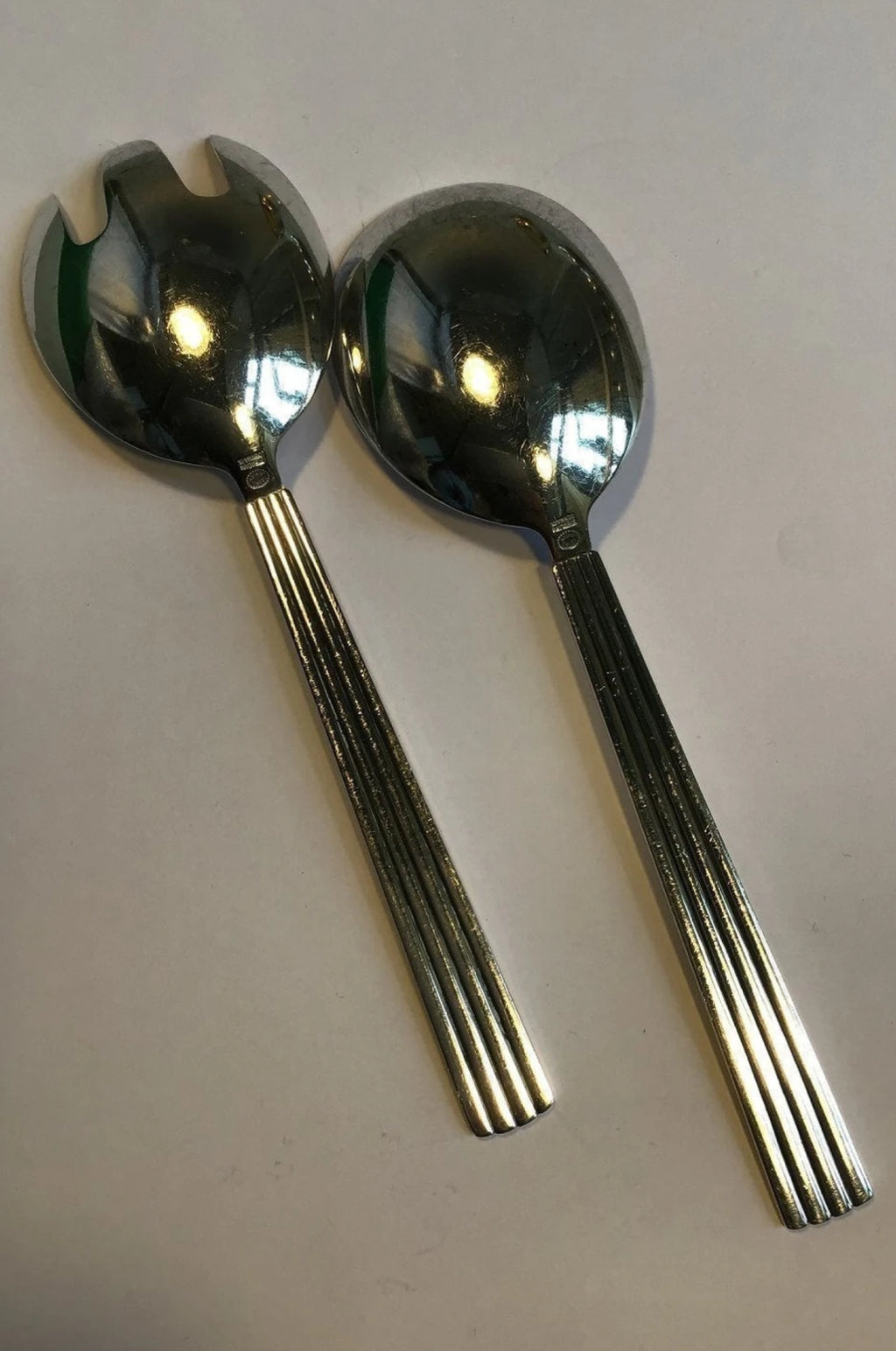 Georg Jensen Bernadotte Serving Set Ss 2 Pcs