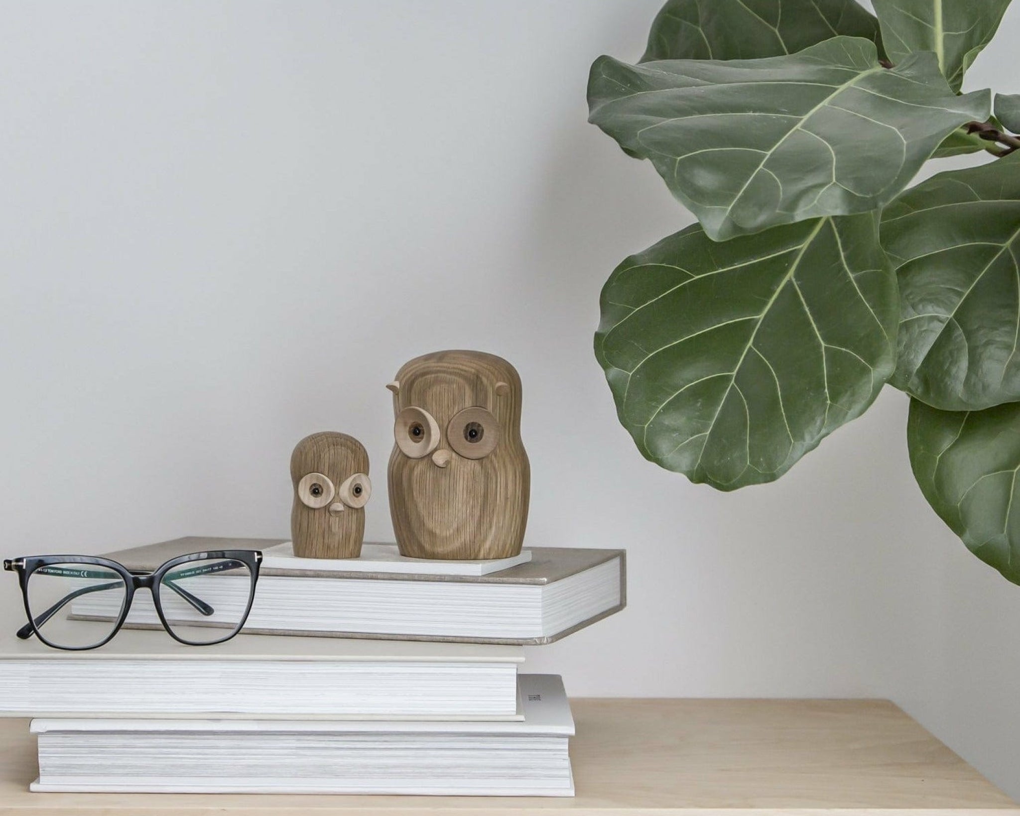 Gunnar Flørning Owl Wooden Figure, 6 Cm