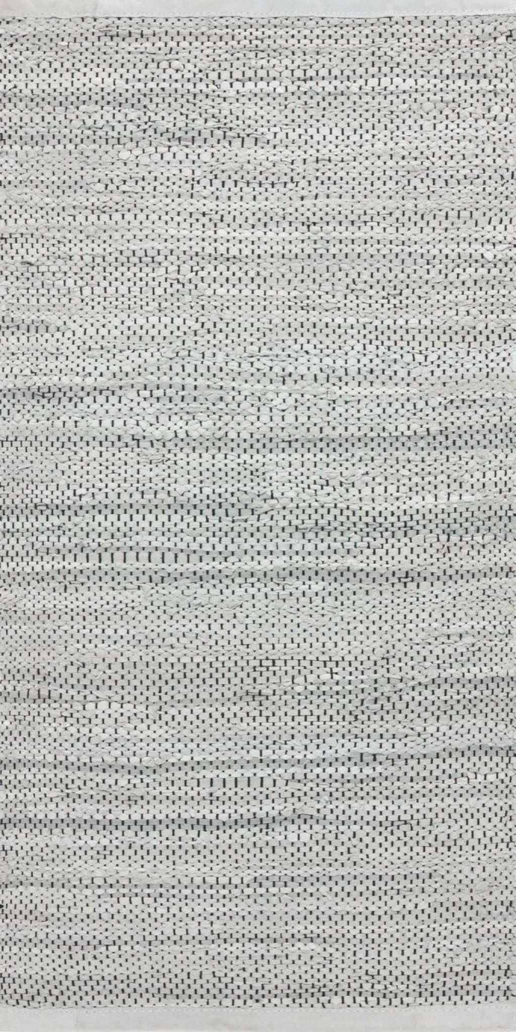 Rug Solid Leather Rug Light Grey, 75 X 500 Cm