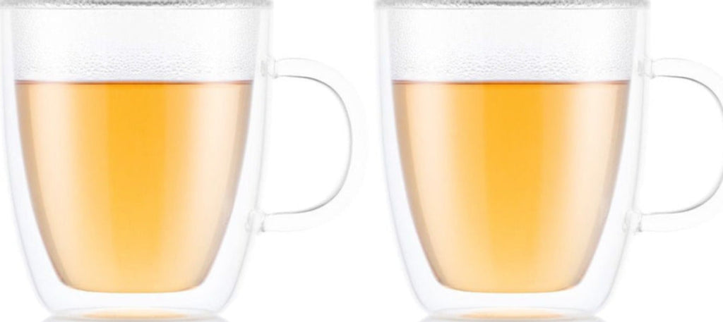 Bodum Bistro Jumbotasse double-walled with handle H10.2 cm, 2 pcs.