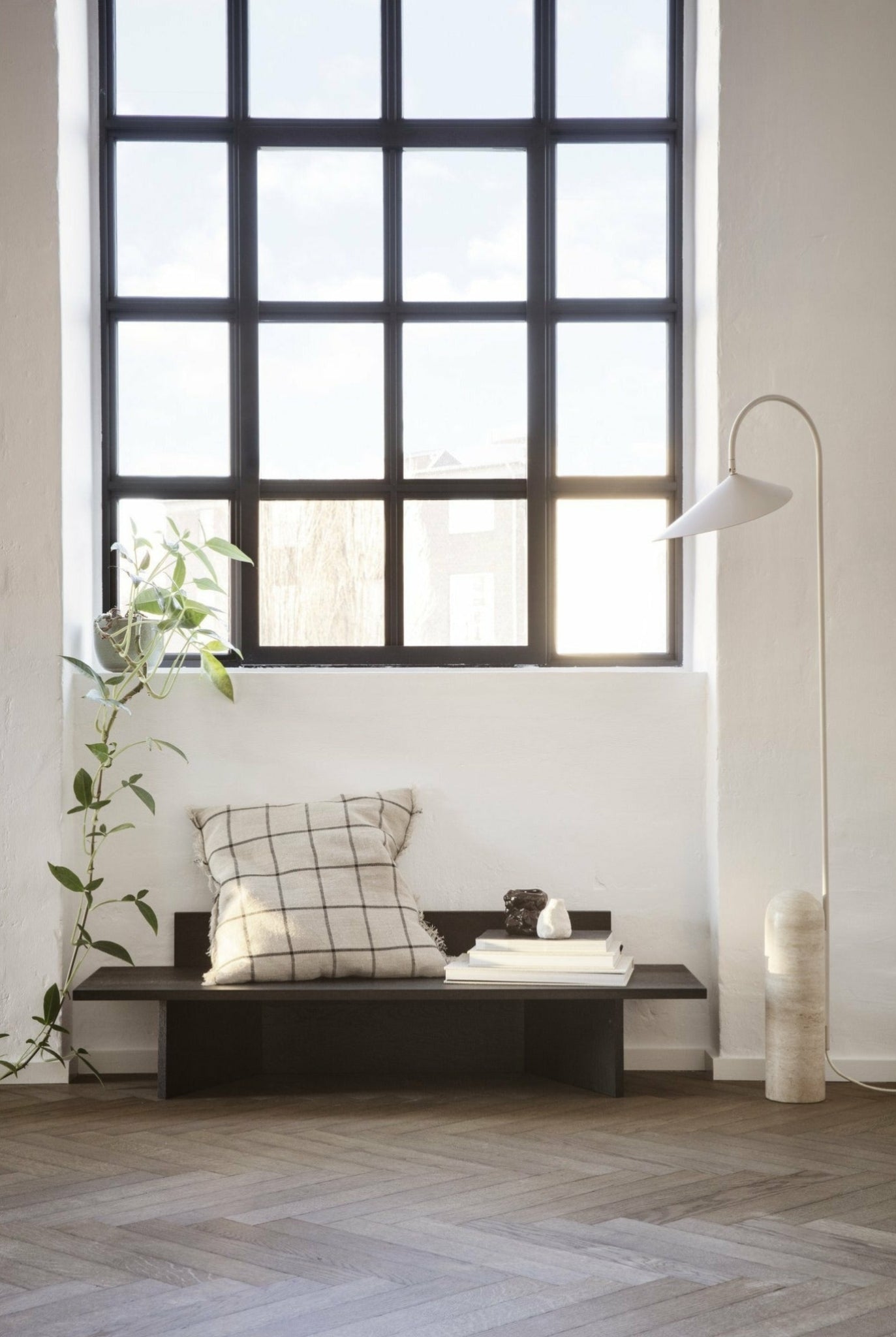 Ferm Living Vulca Mini Vase, Grey Dots