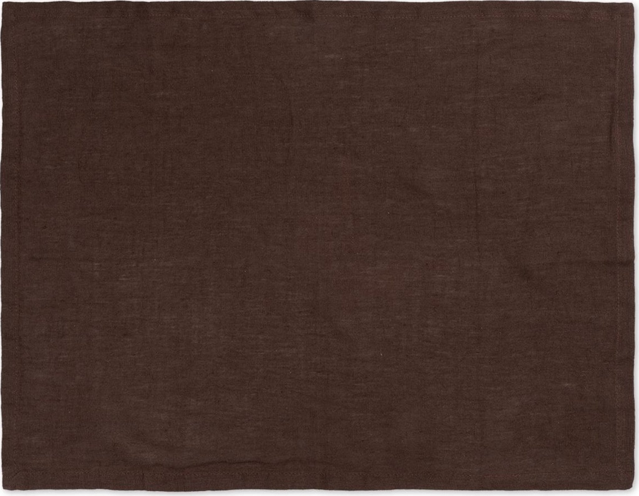 Ferm Living Linen Placemat Chocolate, 2