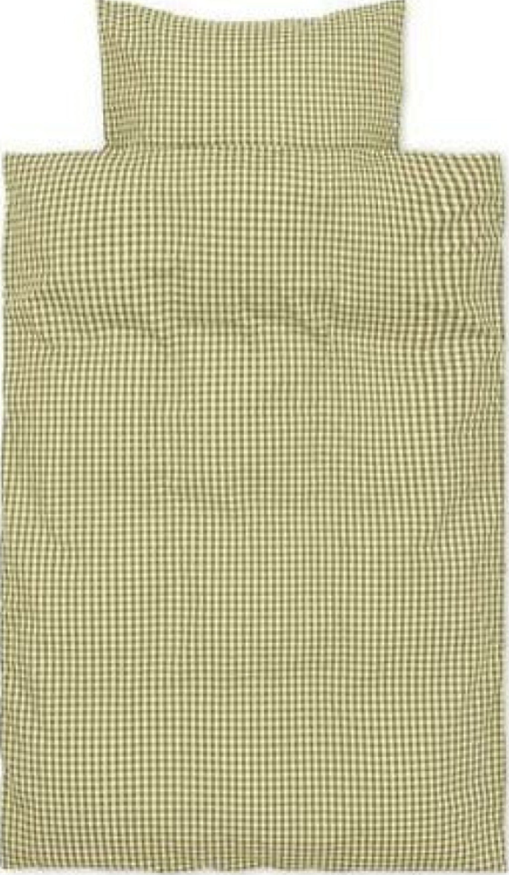 Ferm Living Check Bed Linen Junior 100x140 Cm, Yellow
