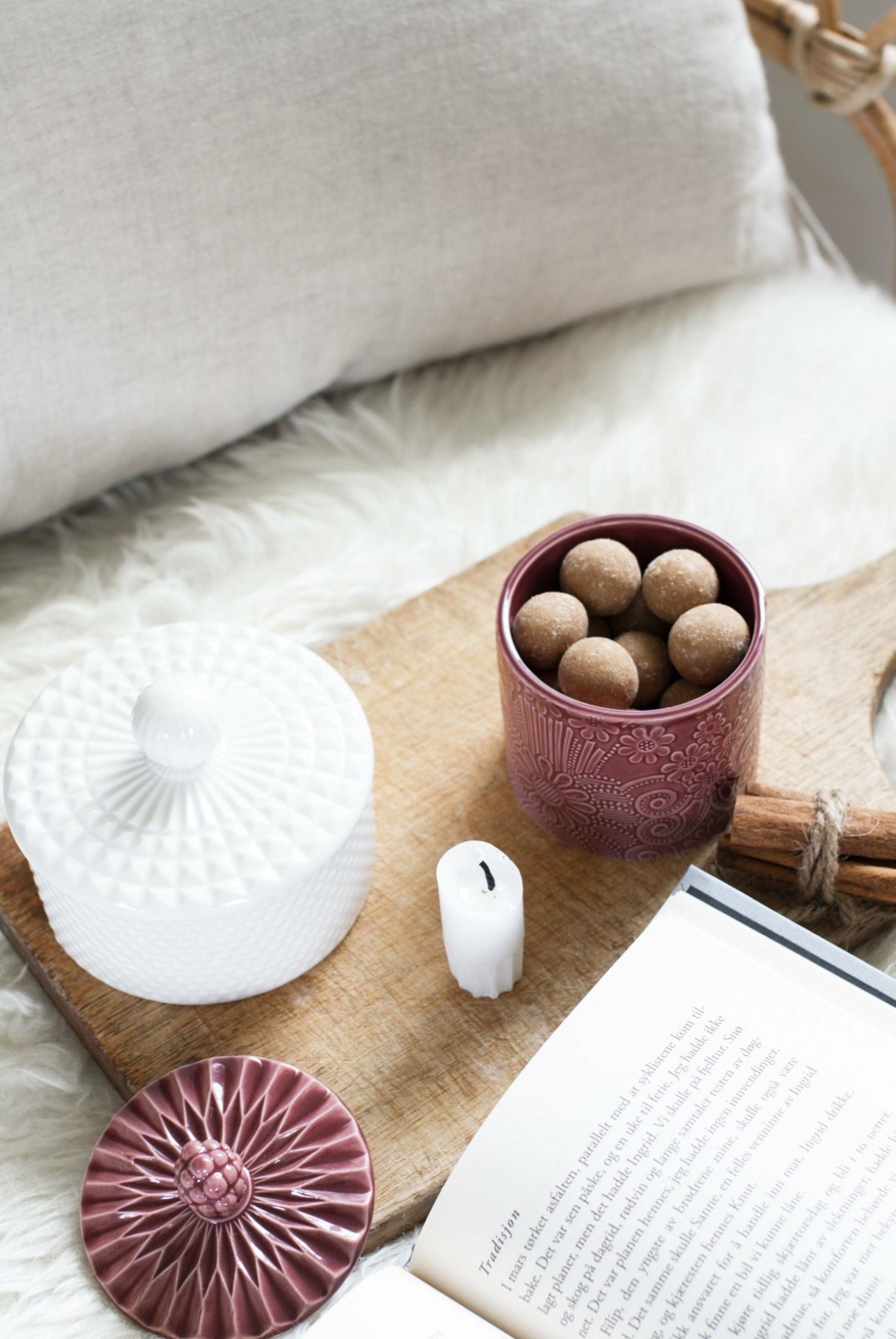 Dottir Pipanella Flower Glass, High , Dusty Rose