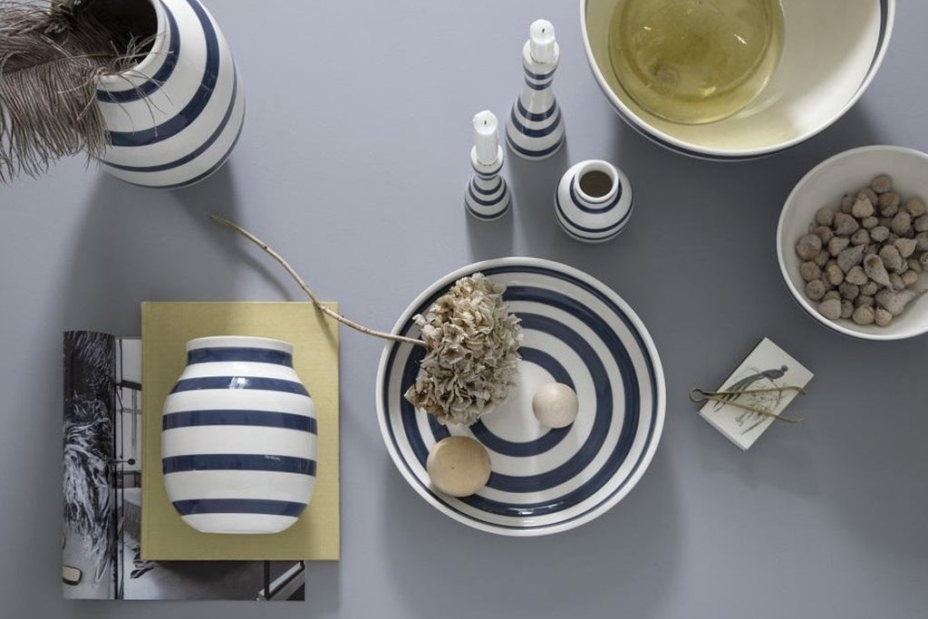 Kähler Omaggio Plate Yellow, ø21 Cm