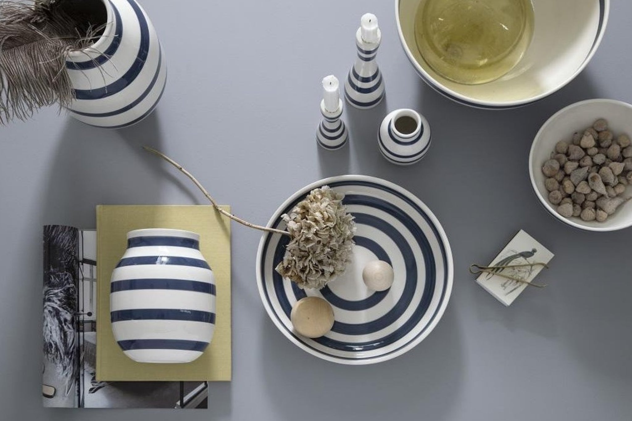 Kähler Omaggio Plate Yellow, ø21 Cm