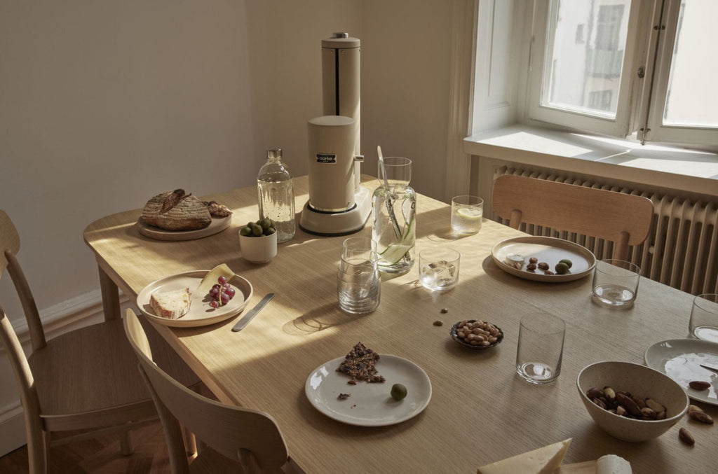 Aarke Carbonator Pro in Sand - Stainless Steel Sparkling Water Maker