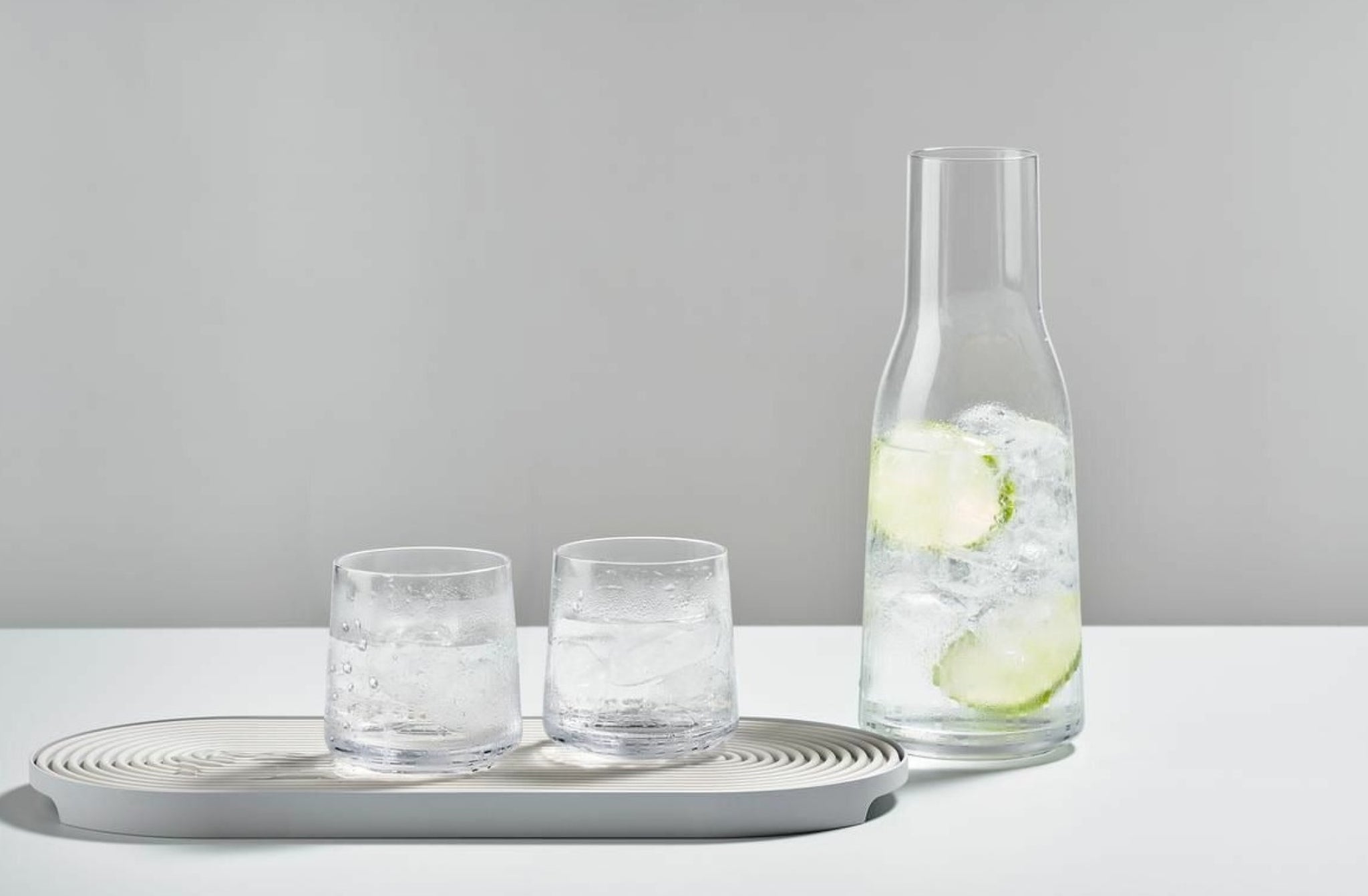 Zone Denmark Singles Tray 35 X16 Cm, Warm Grey