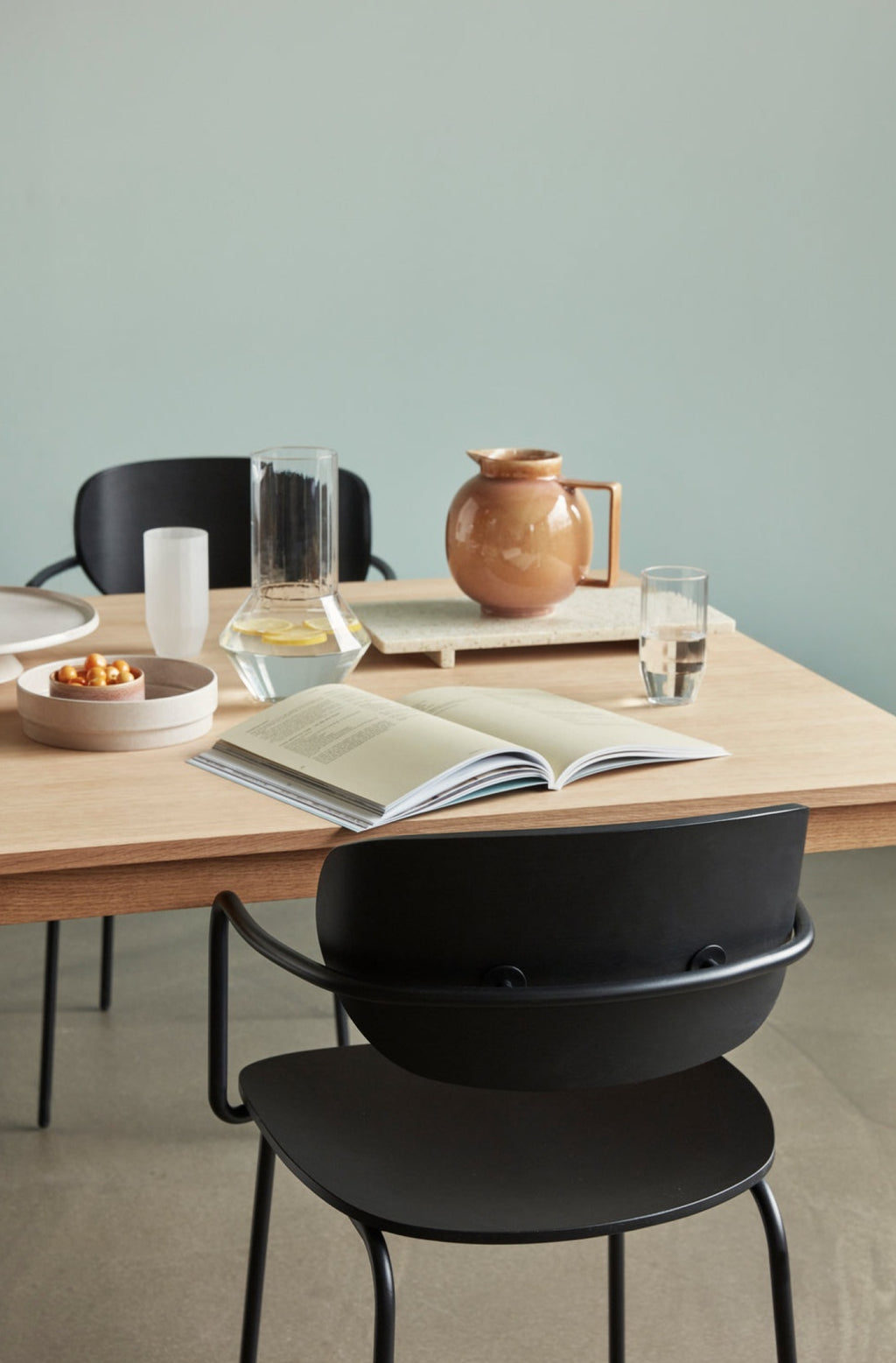 Hübsch Arch Dining Chair, Black