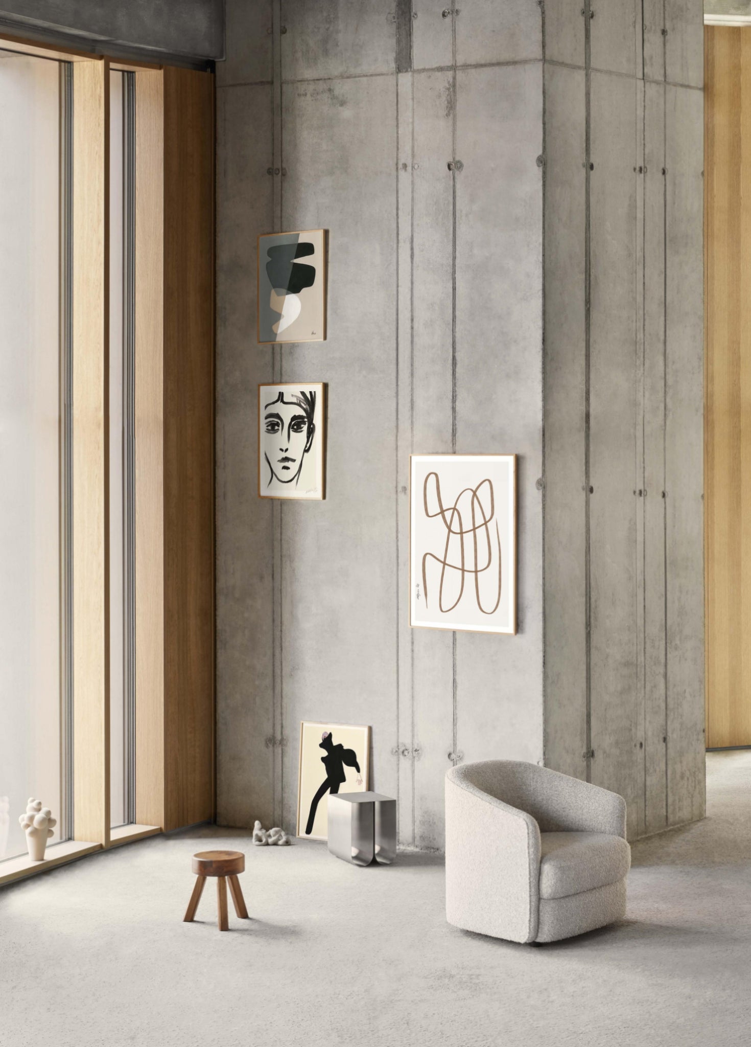 Paper Collective Different Ways Poster 50x70 Cm, Brown