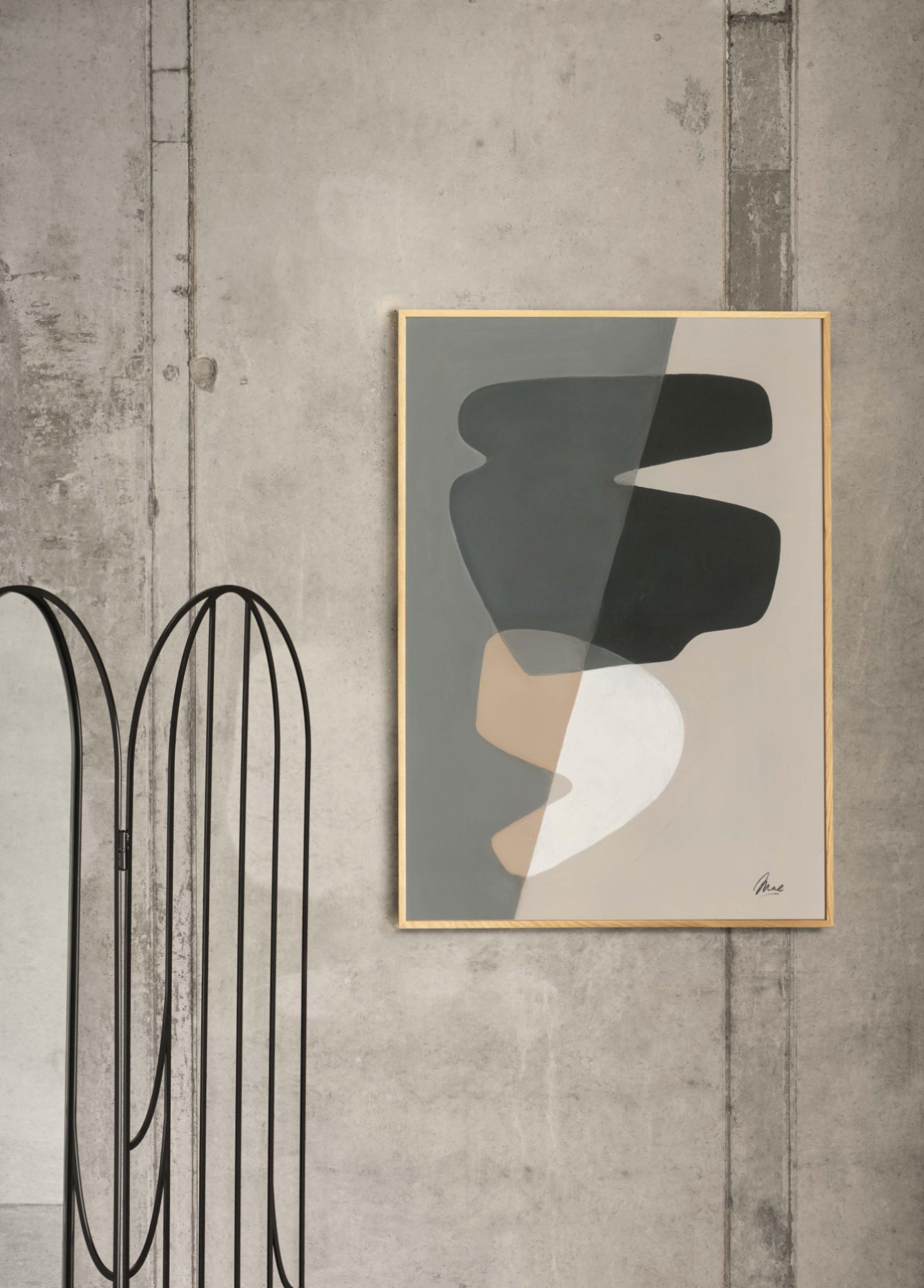 Paper Collective Composition 02 Poster, 50x70 Cm