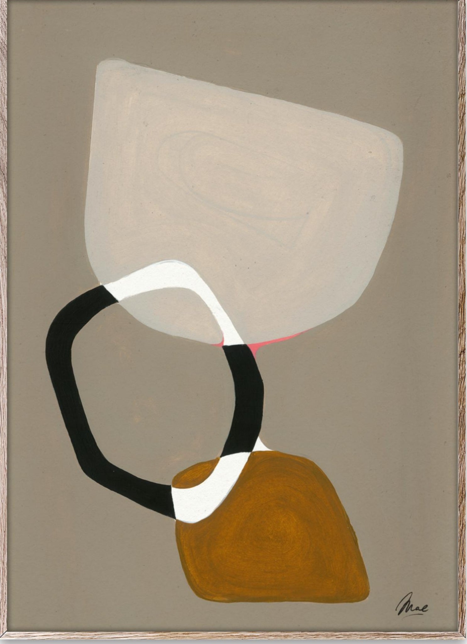 Paper Collective Composition 03 Poster, 50x70 Cm