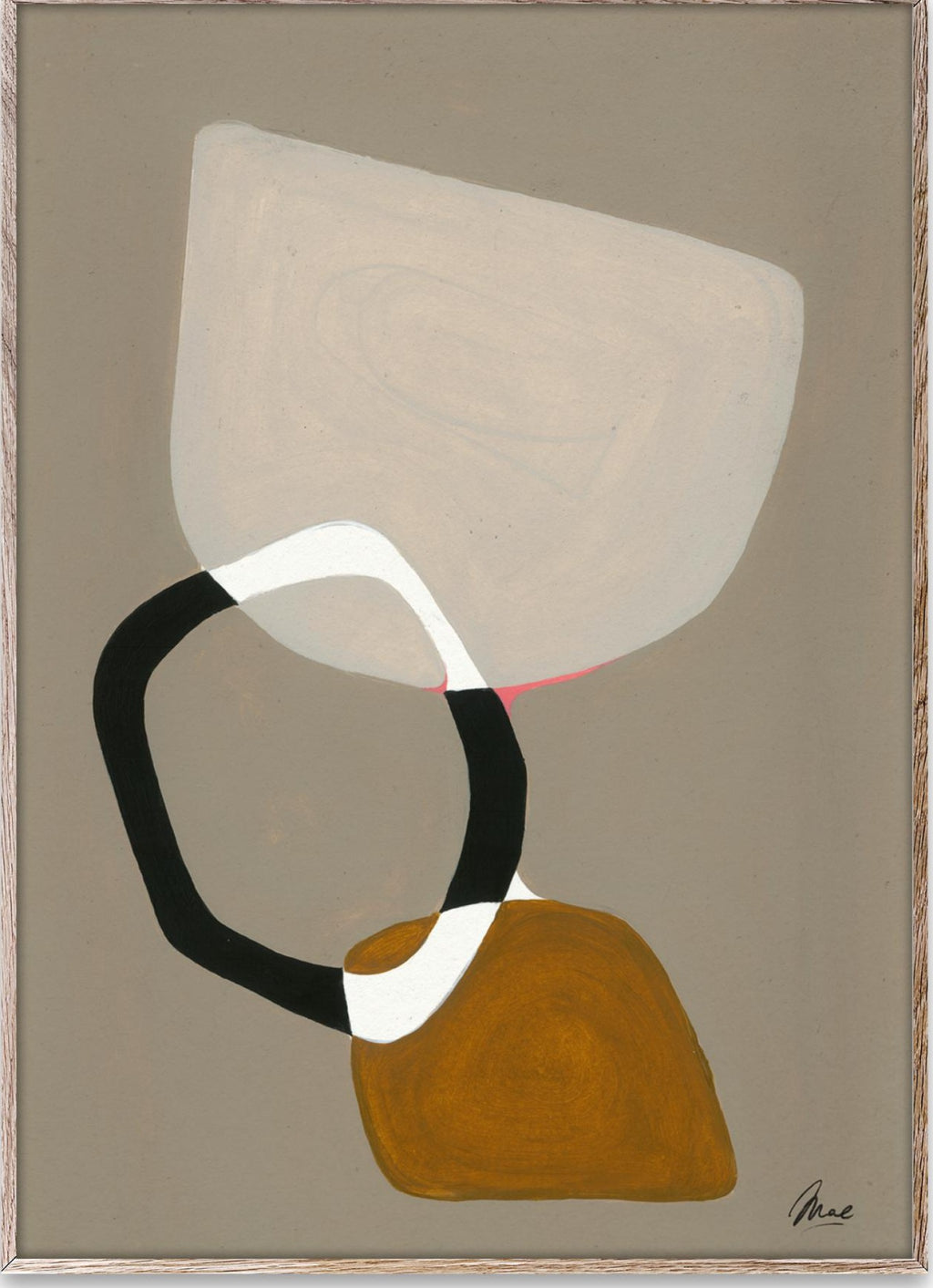 Paper Collective Composition 03 Poster, 50x70 Cm