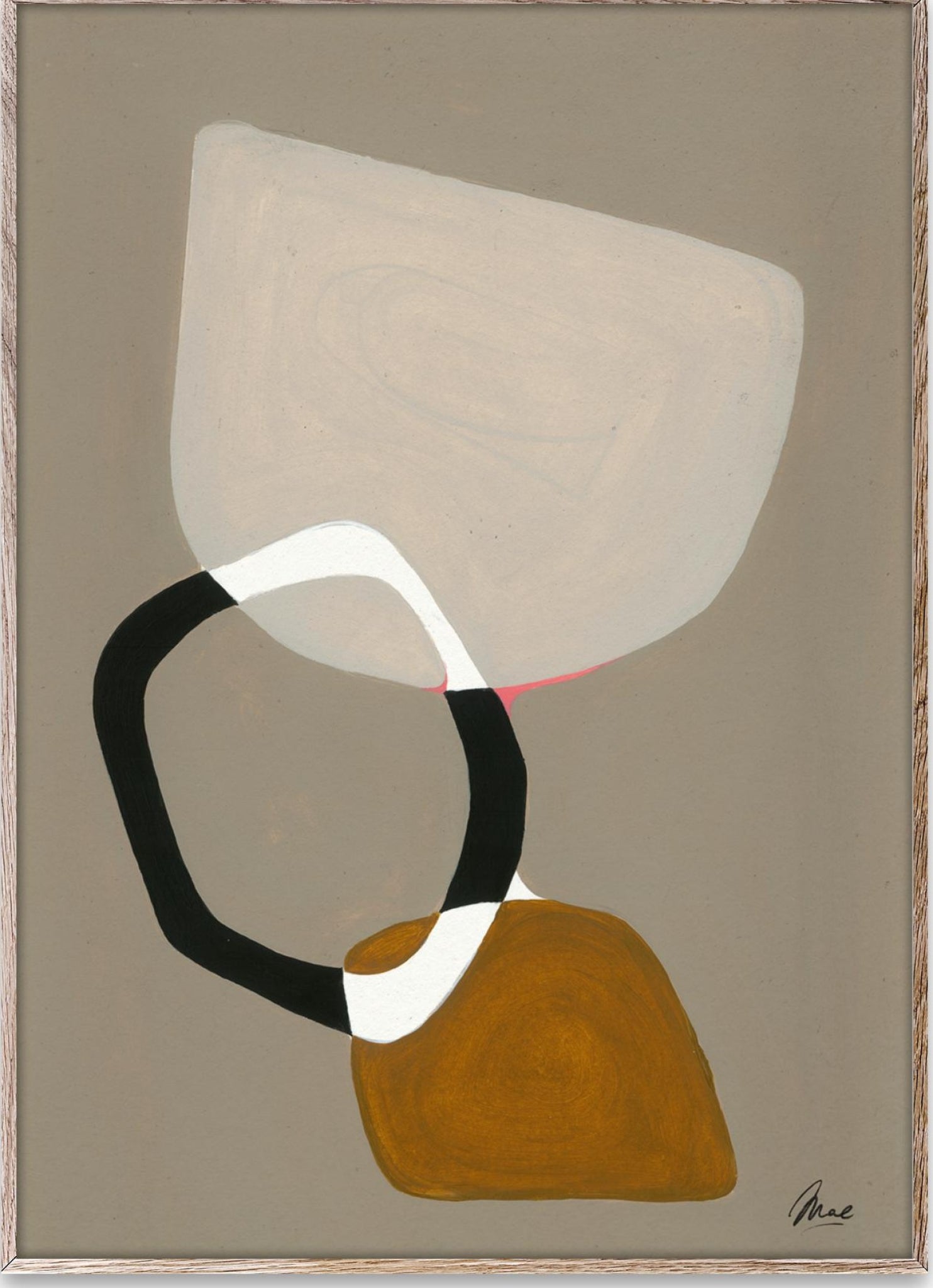 Paper Collective Composition 03 Poster, 50x70 Cm