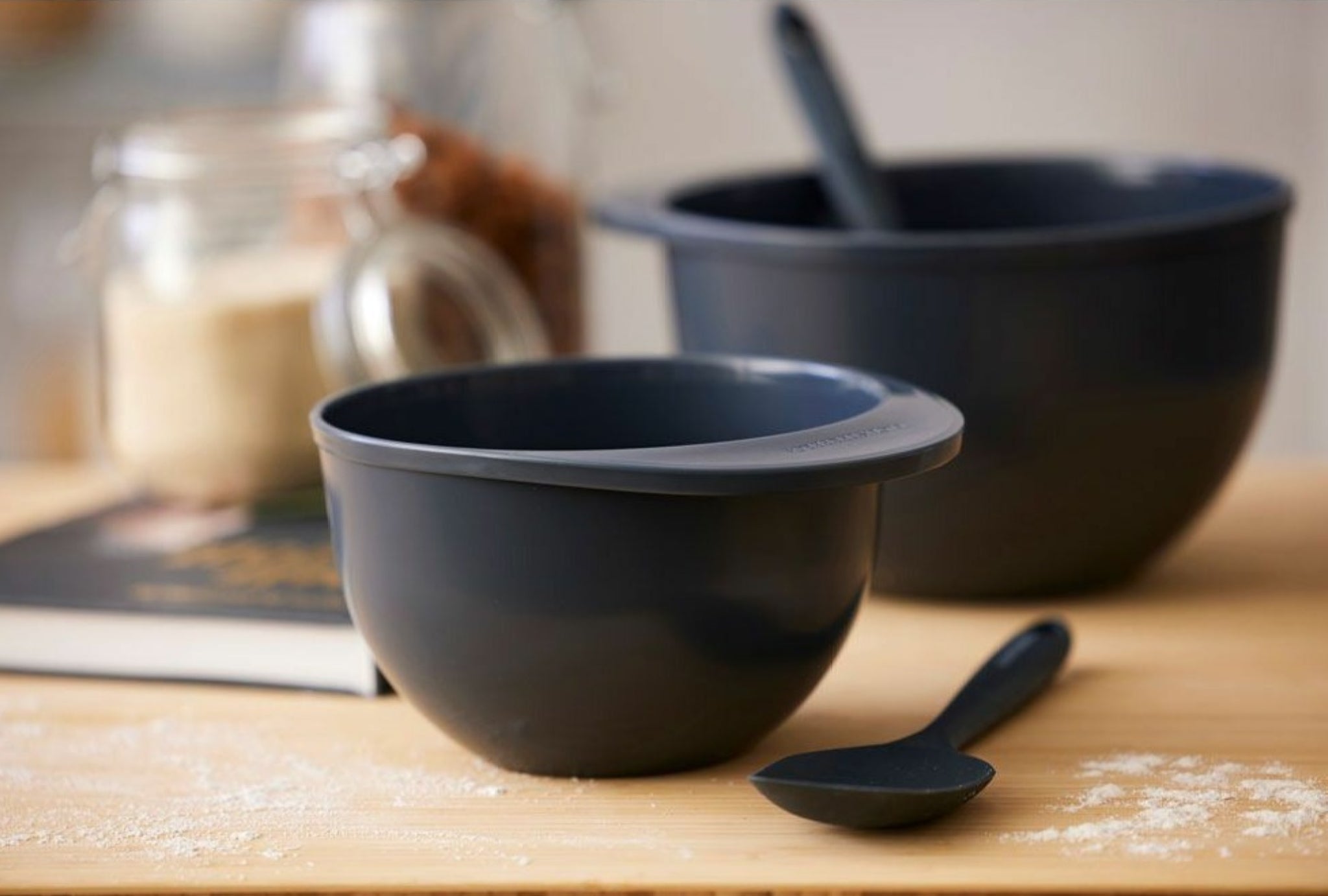 Blomsterbergs Mixing Bowl Set Grey, 2 pcs.