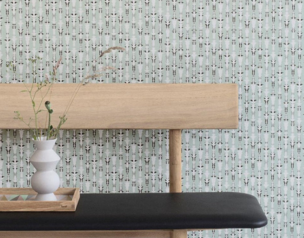 Ferm Living Vivid Wallpaper, Mint