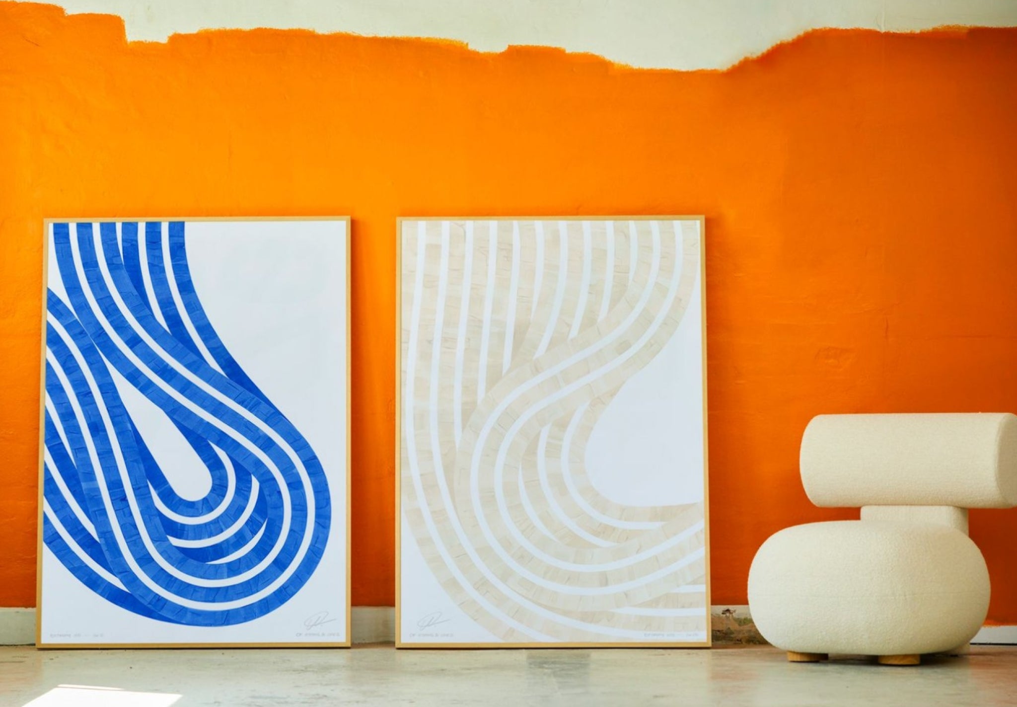 Paper Collective Entropy Sand 01 Poster, 30x40 Cm