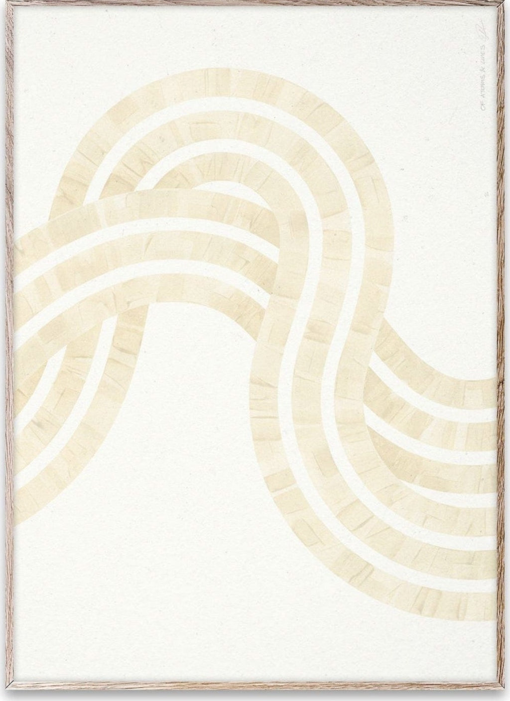 Paper Collective Entropy Sand 02 Poster, 30x40 Cm