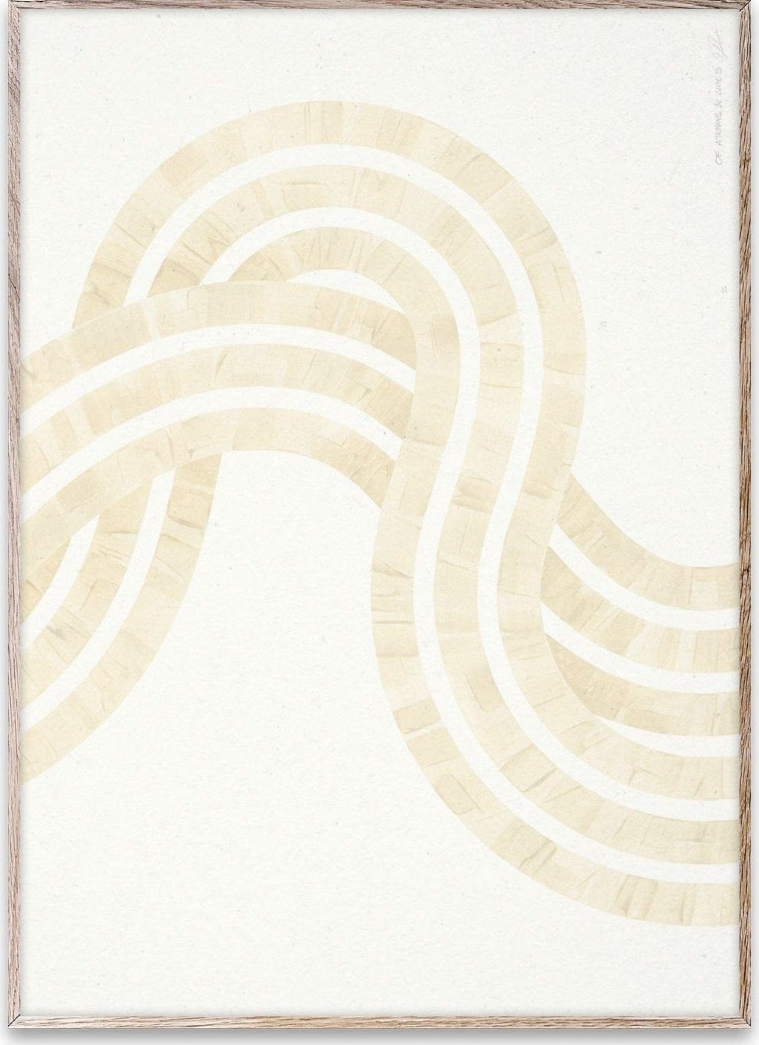 Paper Collective Entropy Sand 02 Poster, 30x40 Cm