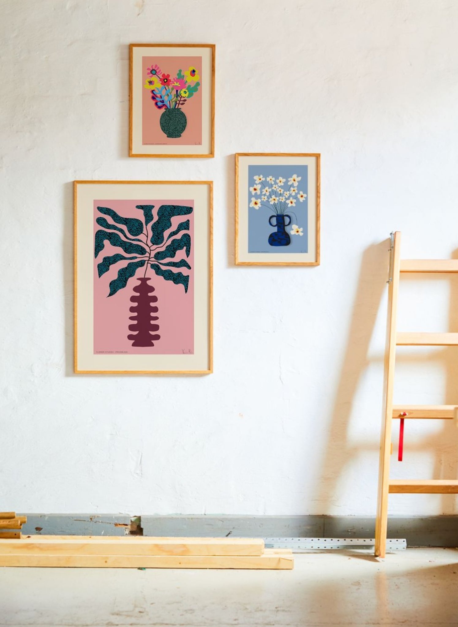 Paper Collective Flower Studies 01 (prickblad) Poster, 50x70 Cm