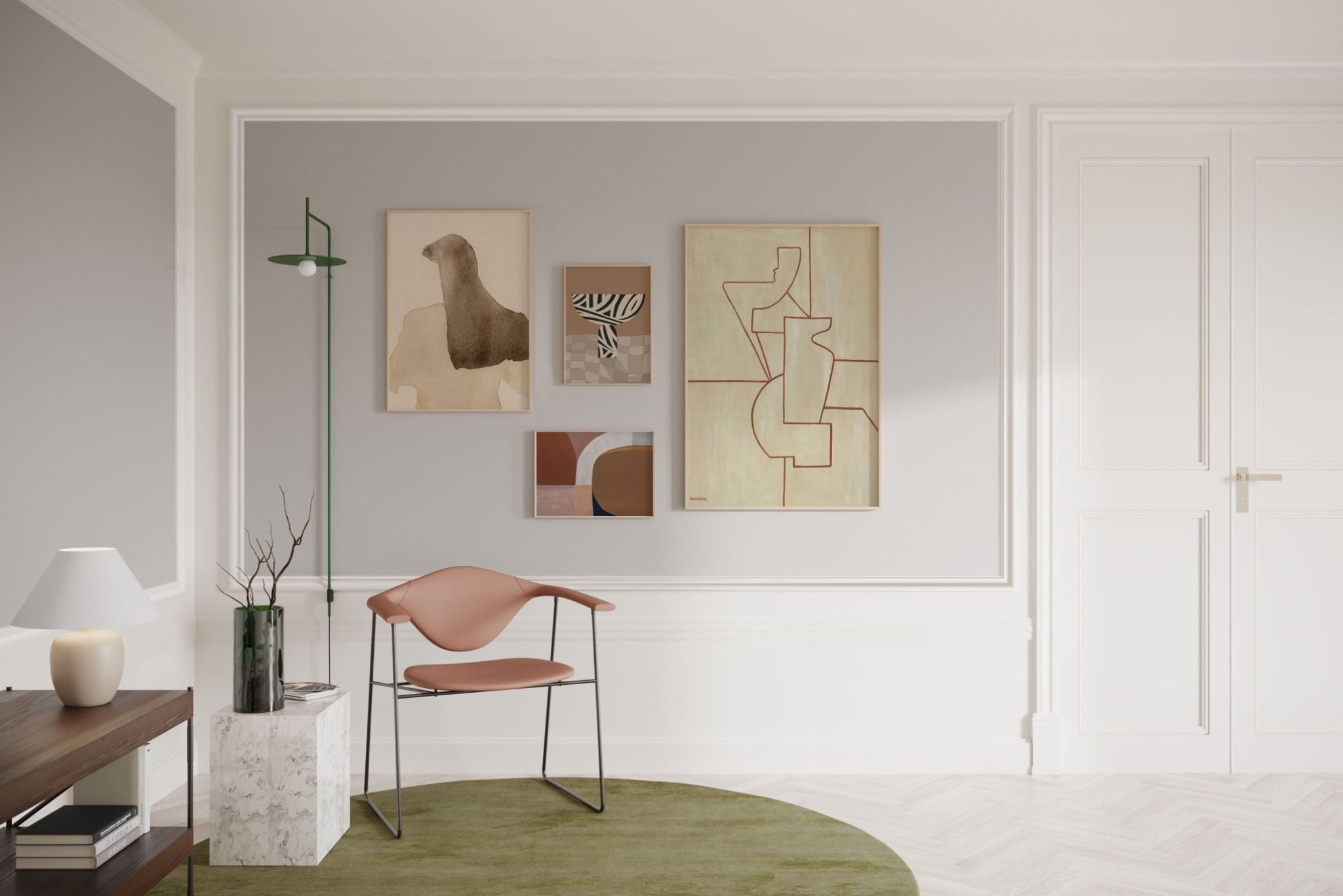 Paper Collective Long Hair Poster, 50x70 Cm