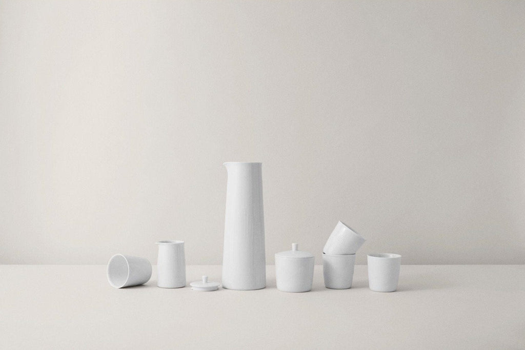 Lyngby Thermodan Sugar Shale, White, 8 Cm