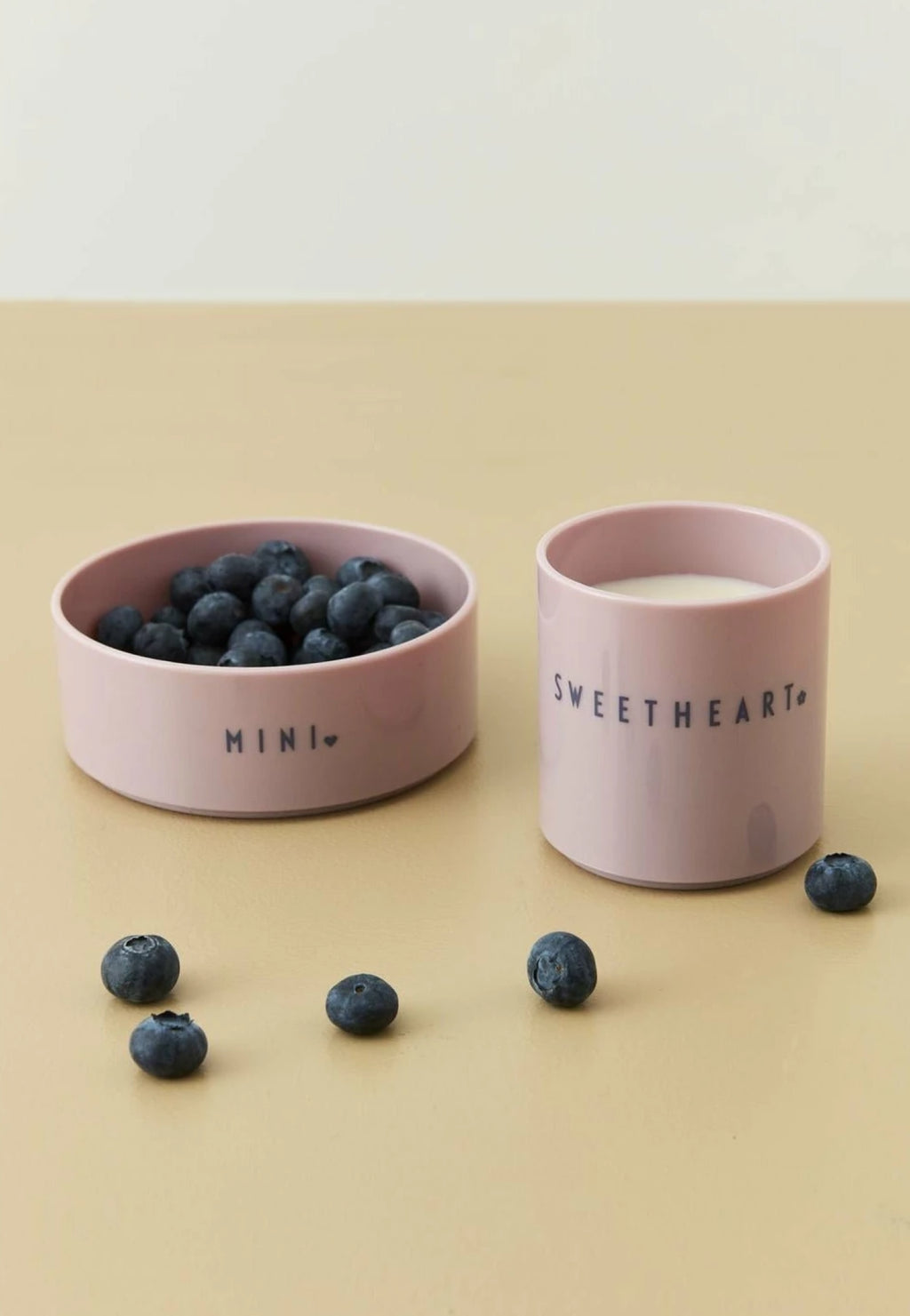 Design Letters Mini Favorite Bowl Tritan Lavender, Sweet Heart