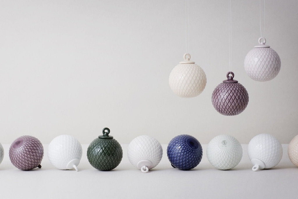 Lyngby Rhombe Christmas Ball, Nude